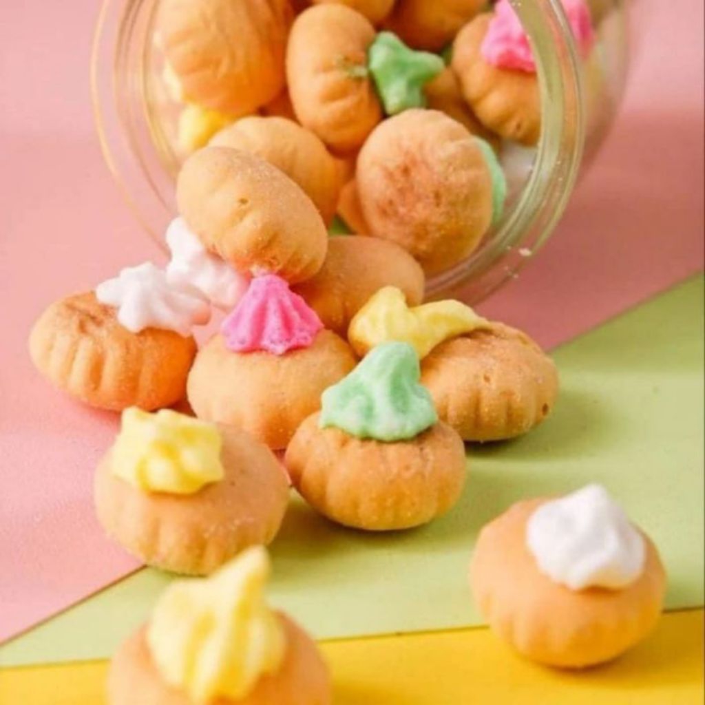 

(COD) 1KG Gemrose / kue kancing warna warni jadul