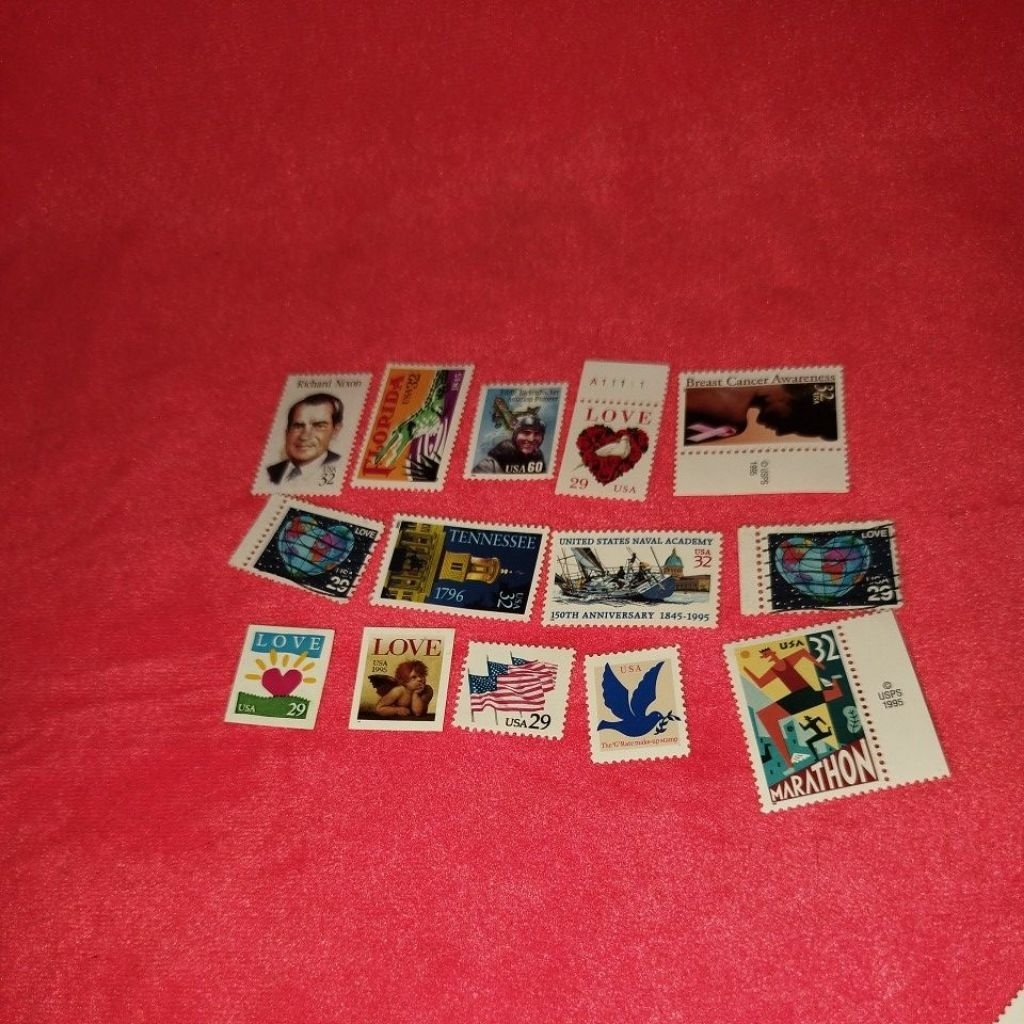 

Richard Newn RIDA 32 USA 60 Breast Cancer Awareness LOVE 29 USA TENNE NESSEE UNITED S D STATES NAVAL ACADEMY USPS 1796 OVE 150TH ANNIVERSARY 1845-1995 29 USA LOVE USA 29 LOVE USA 29 32 MARATHON