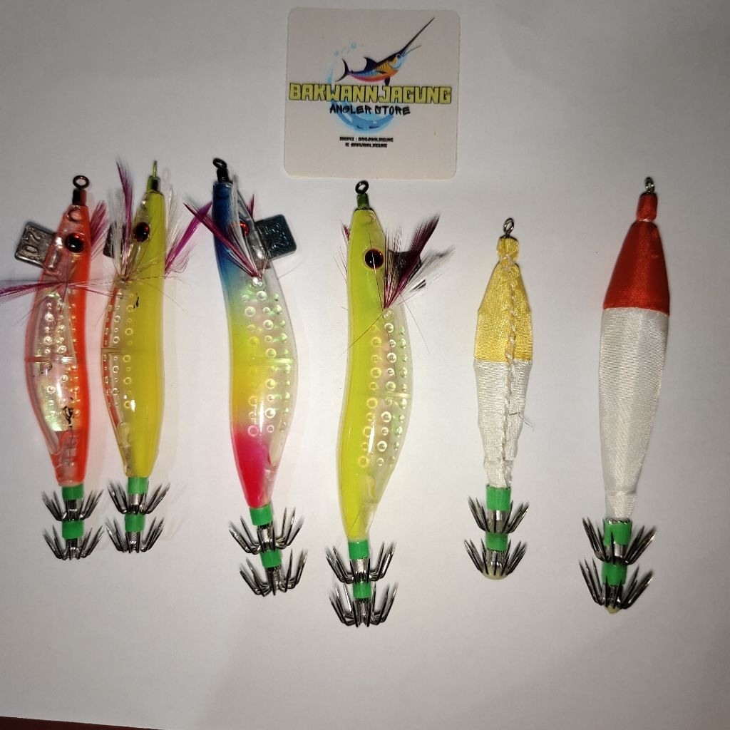 umpan pancing cumi cumi squid jig