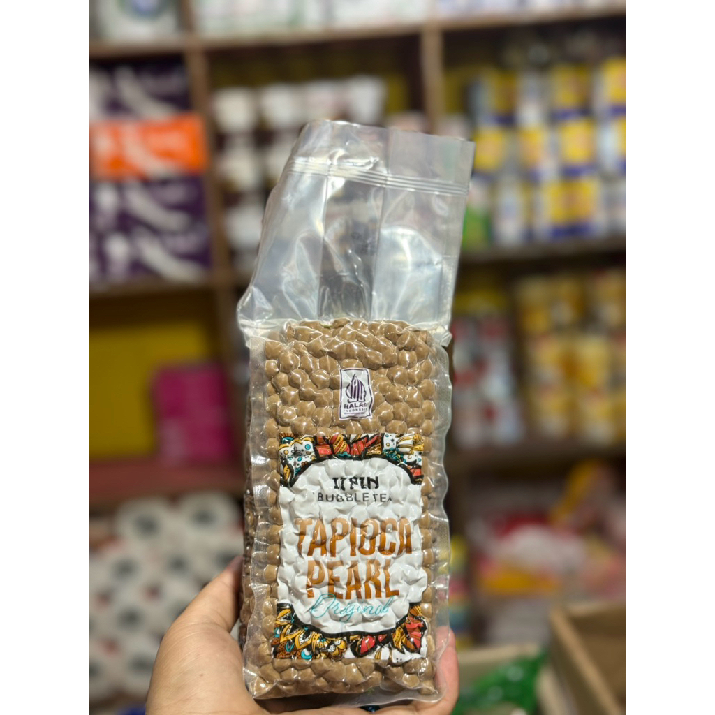 

Boba TAPIOKA PEARL original 1kg / BOBA ITPIN 1 KG / BOBA MURAH