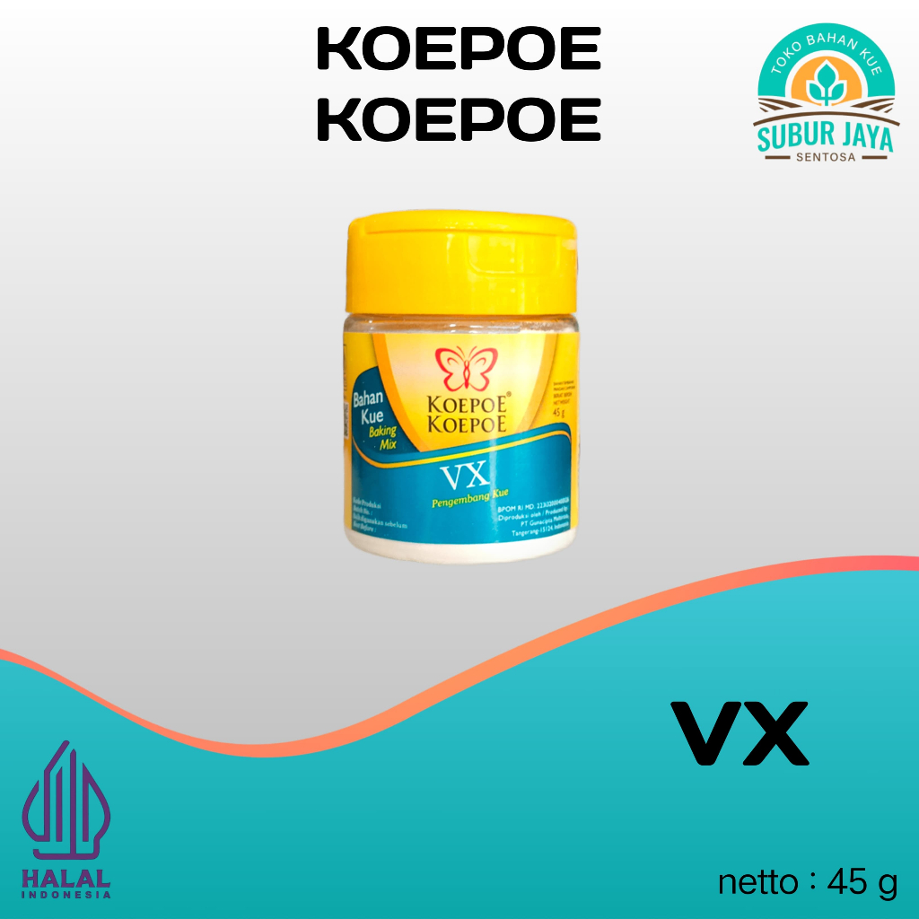 

Koepoe Koepoe VX Pengembang / VX Pengembang Kue