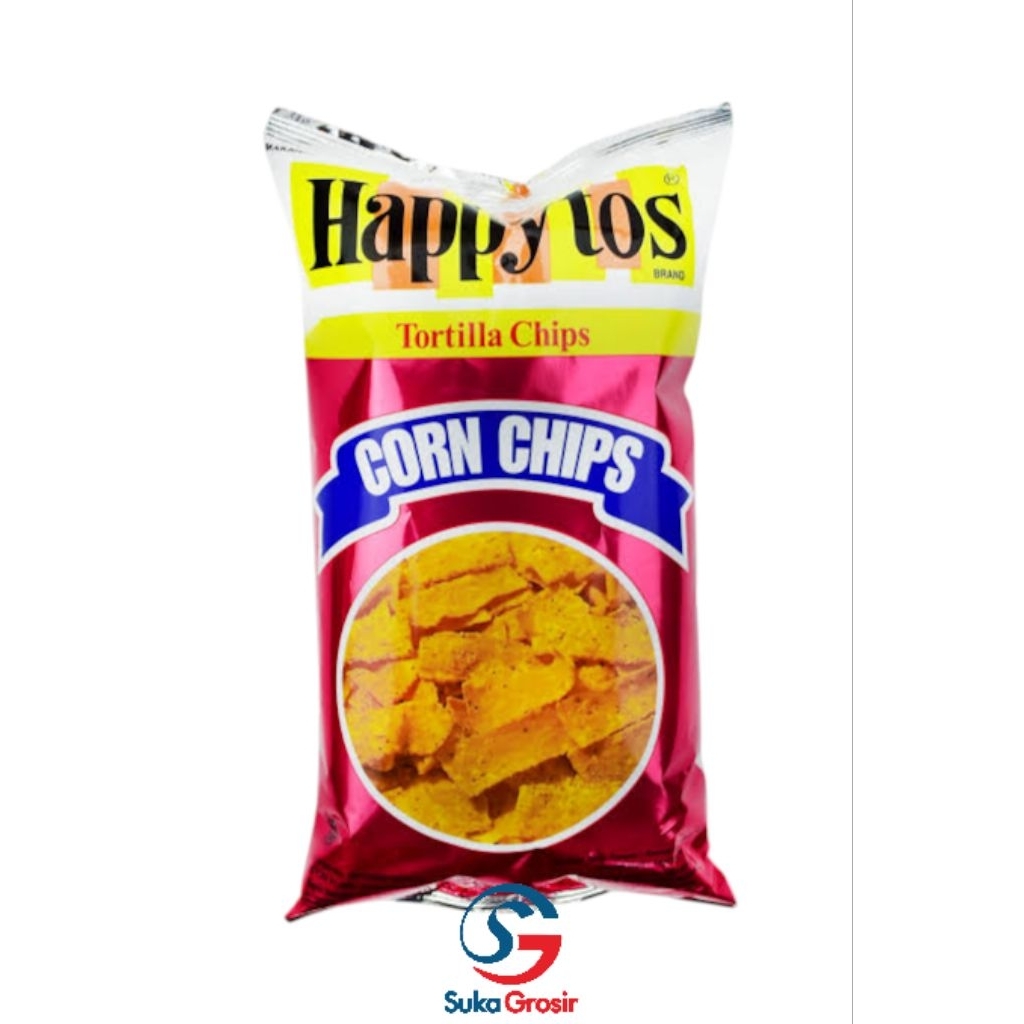 

Happy Tos Tortilla Chips 140g / Happytos Merah
