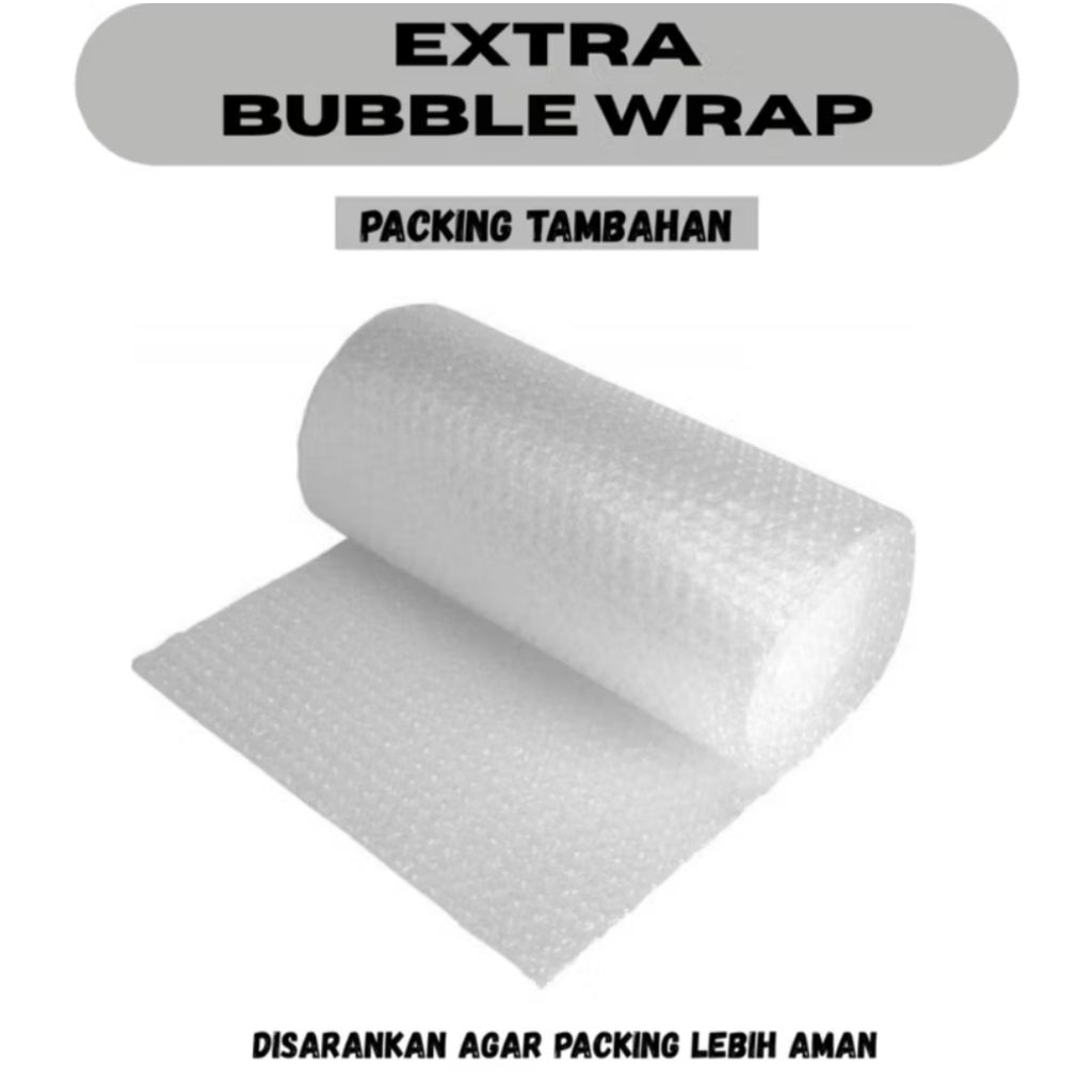 

Extra Bubble Wrap (Hanya disertai belanja produk lainnya)