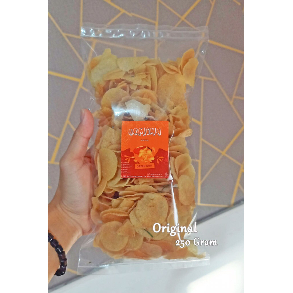 

Kripik Molring (cimol kering)