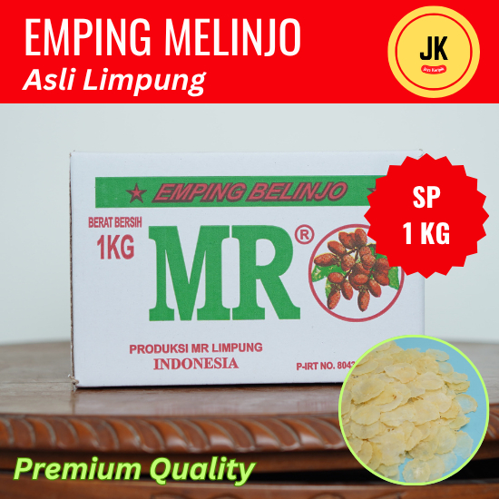 

EMPING MELINJO (MR SP) MENTAH 1KG TIPIS ASLI Limpung KUALITAS Bagus
