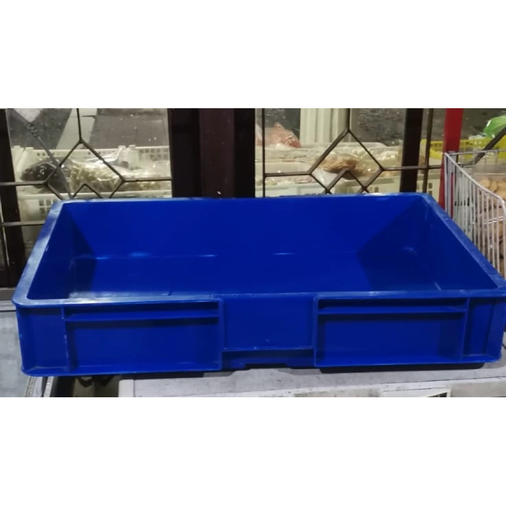 Box Container Plastik Rabbit Original Type 5077 Warna Biru Dan Warna Merah