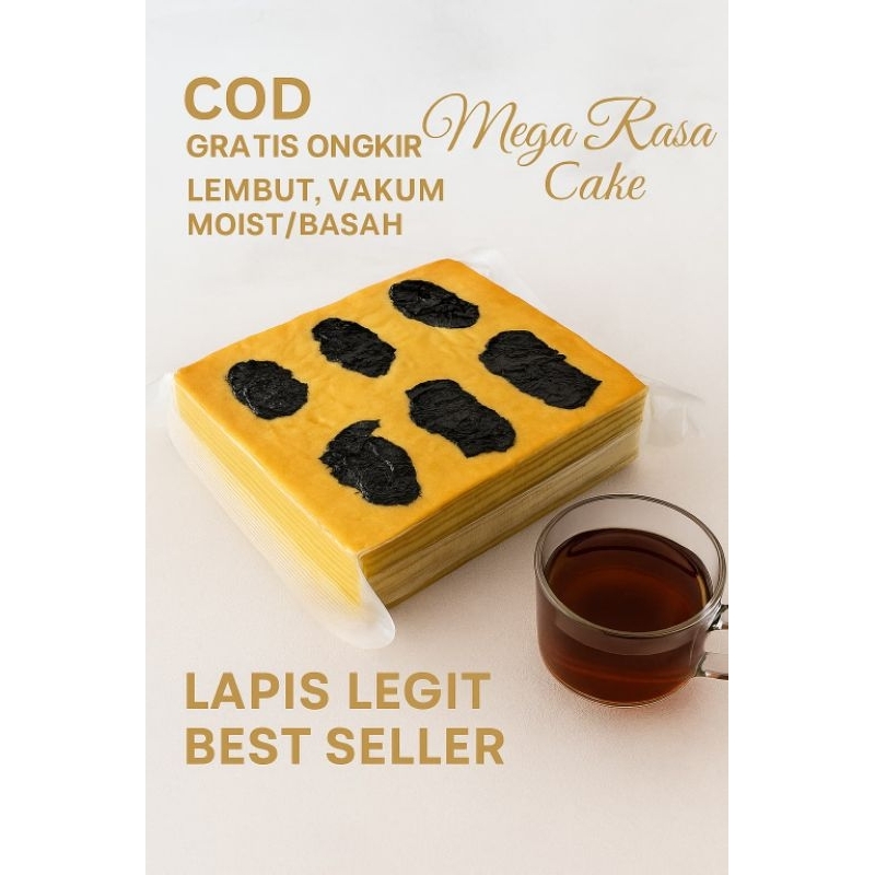 

lapis legit wisman premium ukuran 20x20 cm