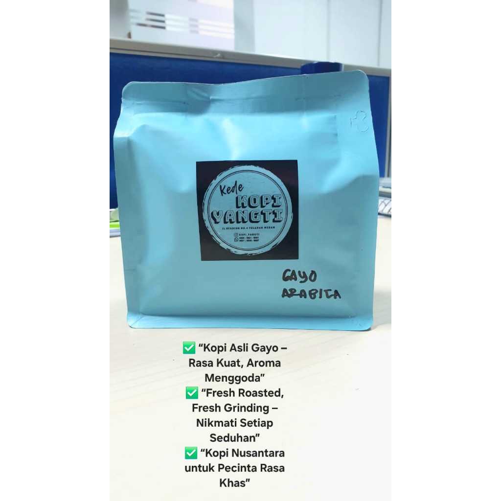 

Kopi Gayo Arabika 250 gr Bubuk Halus
