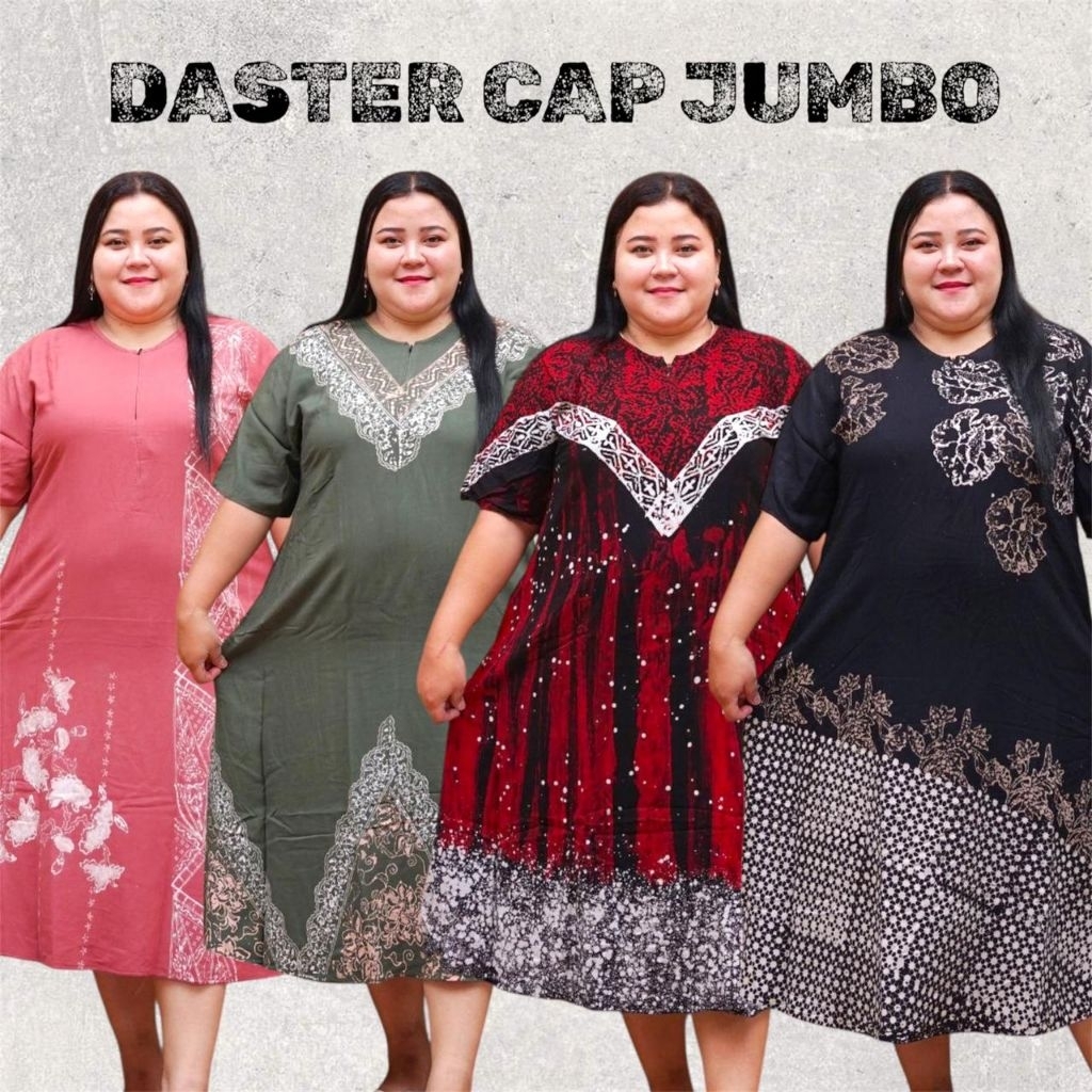 Daster Vinsa - Daster Cap Jumbo Ld130Cm Daster Rayon Premium Kekinian Terbaru Terlaris Kain Tebal Da