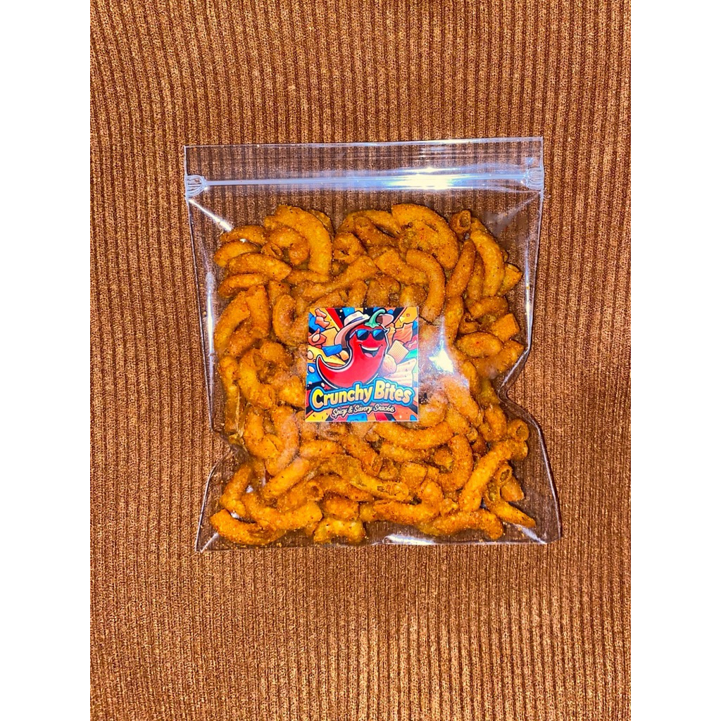 

Crunchy Bites Makaroni Pedas Daun Jeruk 100 Gram – Snack Pedas Gurih Kekinian