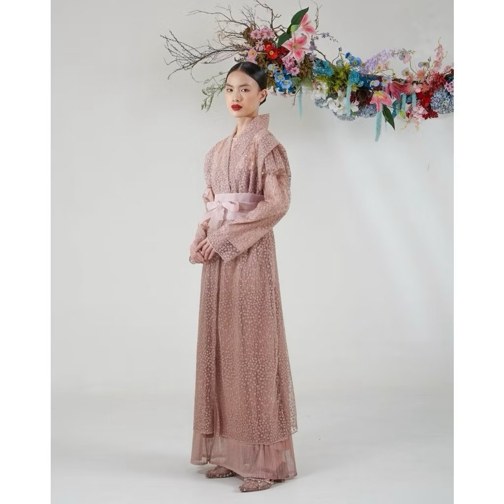 [PRELOVED] Embara Naoki Dress - Light Rose Hijab