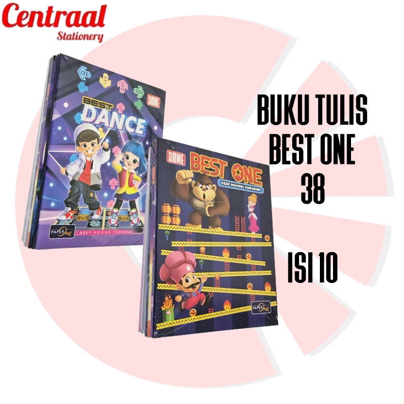 

Buku Tulis Best One 38 Lembar 10Pcs PaperOne