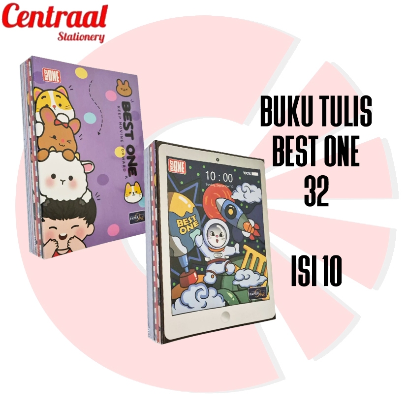 

Buku Tulis Best One 32 Lembar 10Pcs PaperOne