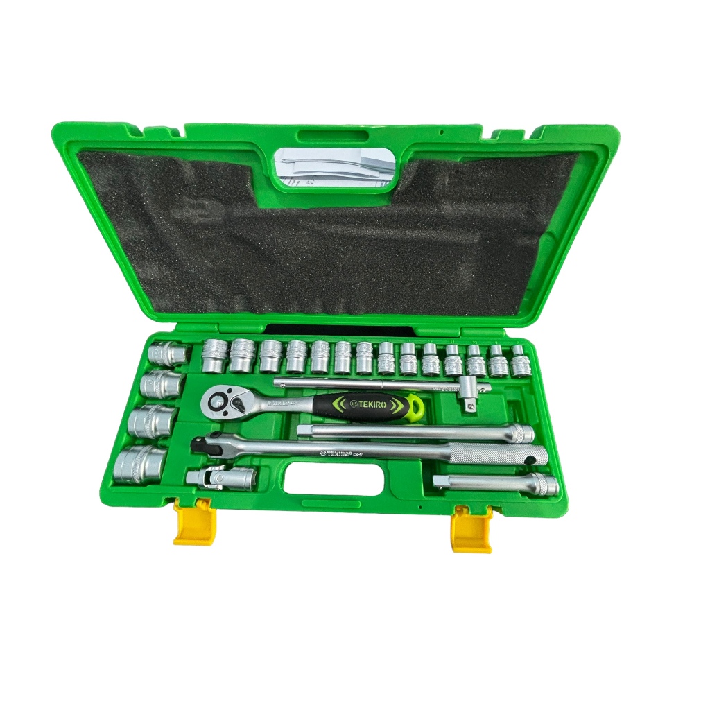 Set Kunci Sok 24 Pcs Tekiro 1/2" DR 12 Point (8–32 mm) Original