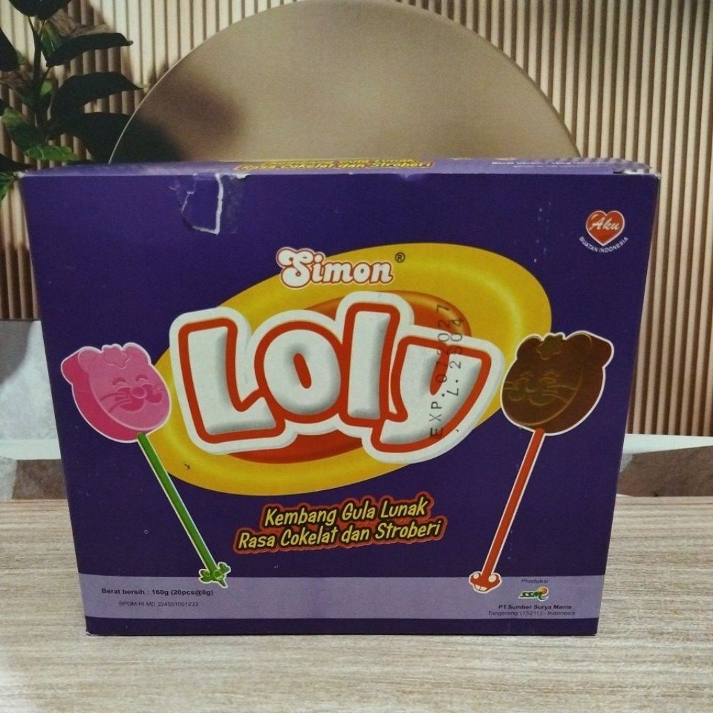 

Simon / Loly Kembang gula Lunak ( isi 20 pcs)
