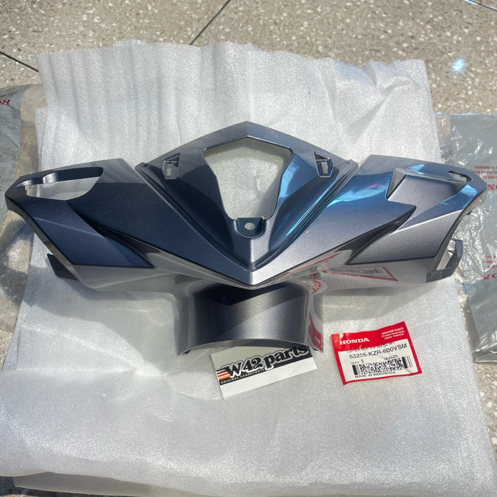 BATOK KEPALA DEPAN VARIO TECHNO 125 FI OLD LAMA BOHLAM SILVER ORIGINAL AHM 53205 KZR 600VSM