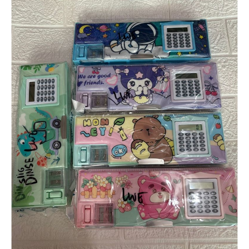 

Kotak Pensil Kartun Anak Multifungsi