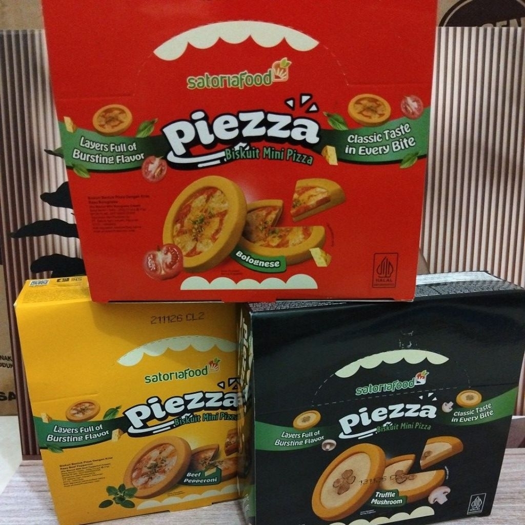 

Piezza Biskuit Mini / Biskuit bentuk Pizza Dengan Krim rasa ( isi 12 pcs)