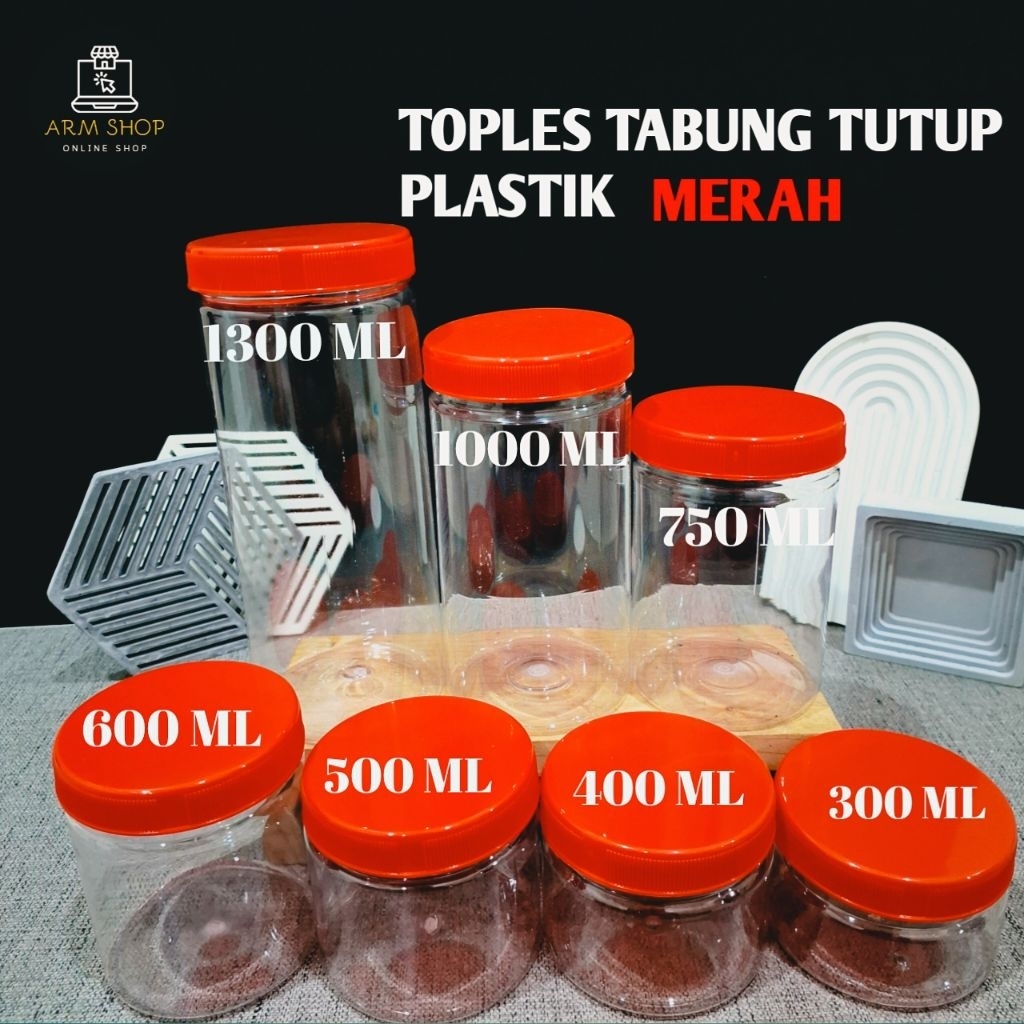 TOPLES TABUNG TUTUP MERAH / TOPLES TABUNG / TOPLES PLASTIK TUTUP MERAH / TOPLES PLASTIK / TOPLES TAB