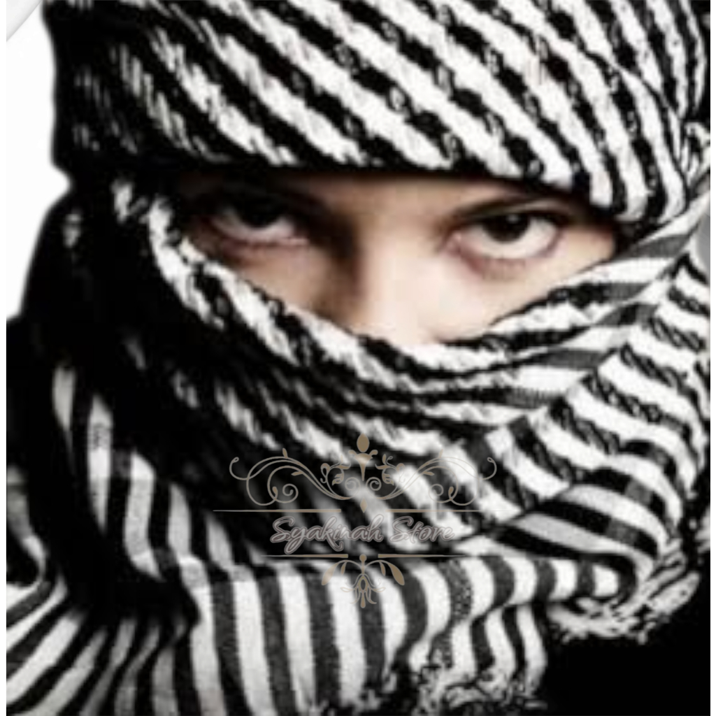 Sorban Arab Pria Palestina Sorban Arafat Sorban Rumbai/Ronce