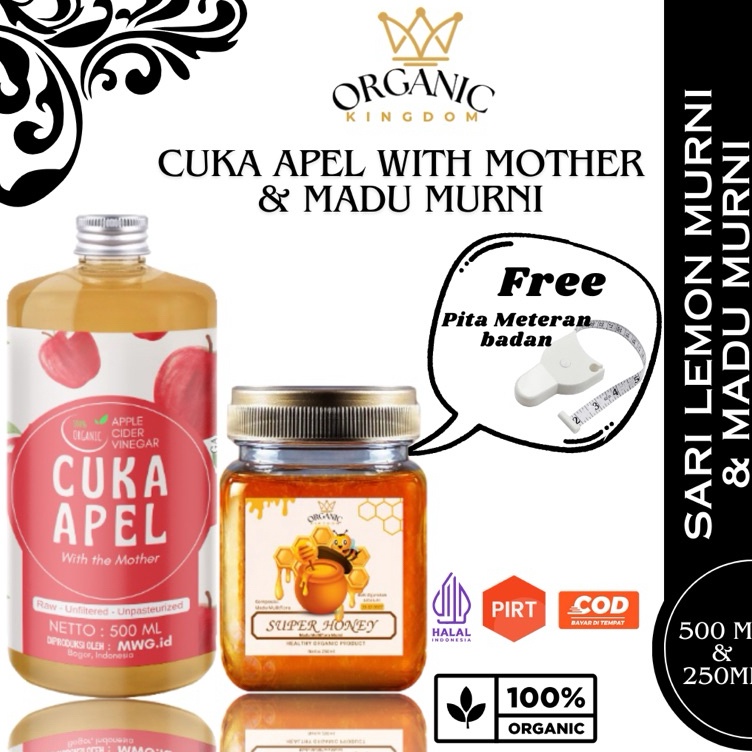 

Terbaru Bundling Cuka Apel With Mother Madu Murni 25ml Original 1