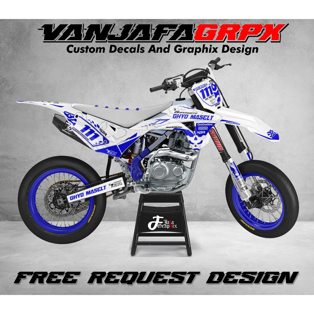 DECAL KLX GORDON PREMIUM GLOSY COSTUME DESIGN / DECAL KLX GORDON FULL BODY