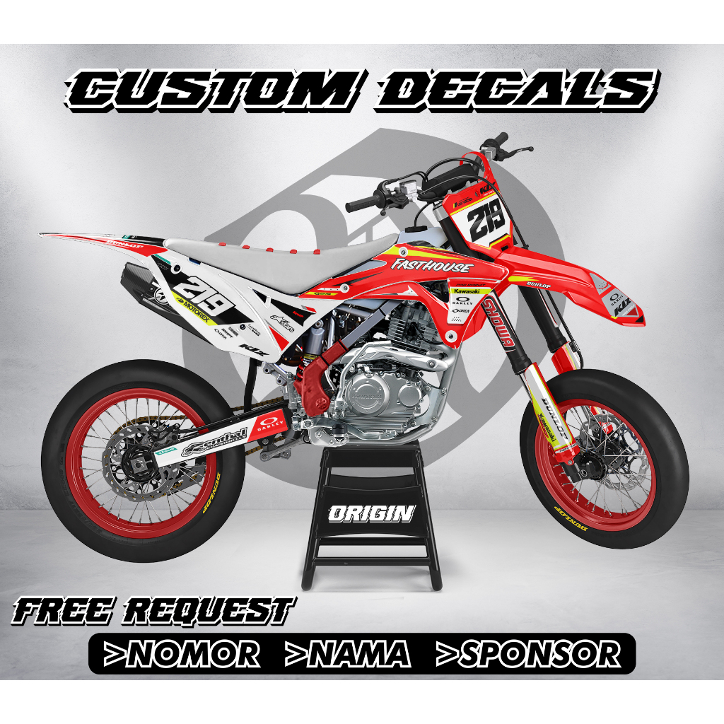DECAL KLX GORDON PREMIUM GLOSY COSTUME DESIGN / DECAL KLX GORDON FULL BODY
