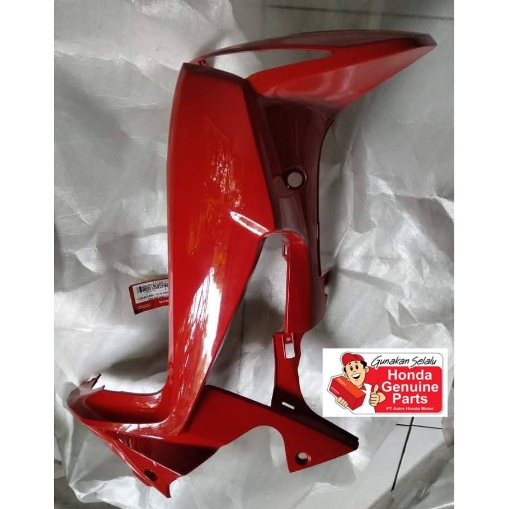 SAYAP LUAR KIRI MERAH NEW SUPRA X 125 BATMAN ORIGINAL AHM ASLI NOS