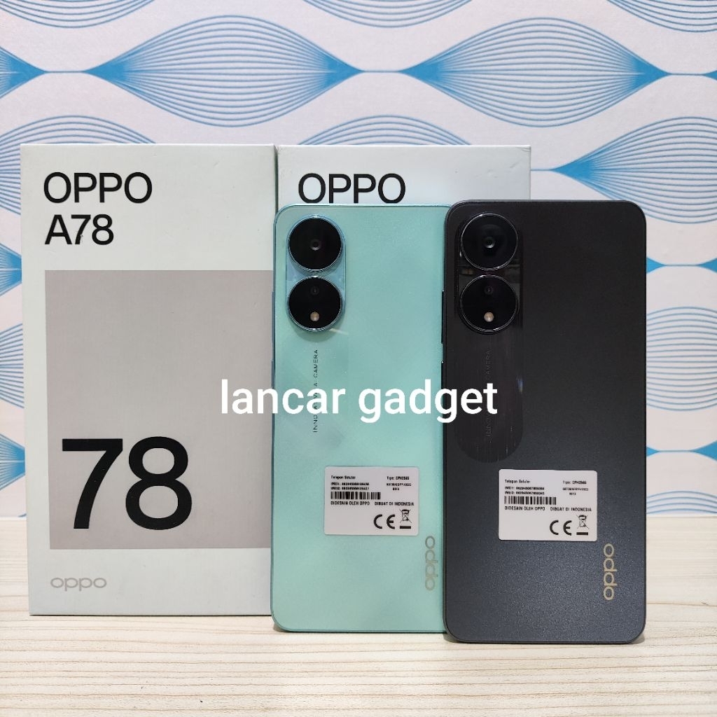 OPPO A78 4G 8/256GB SECOND FULLSET