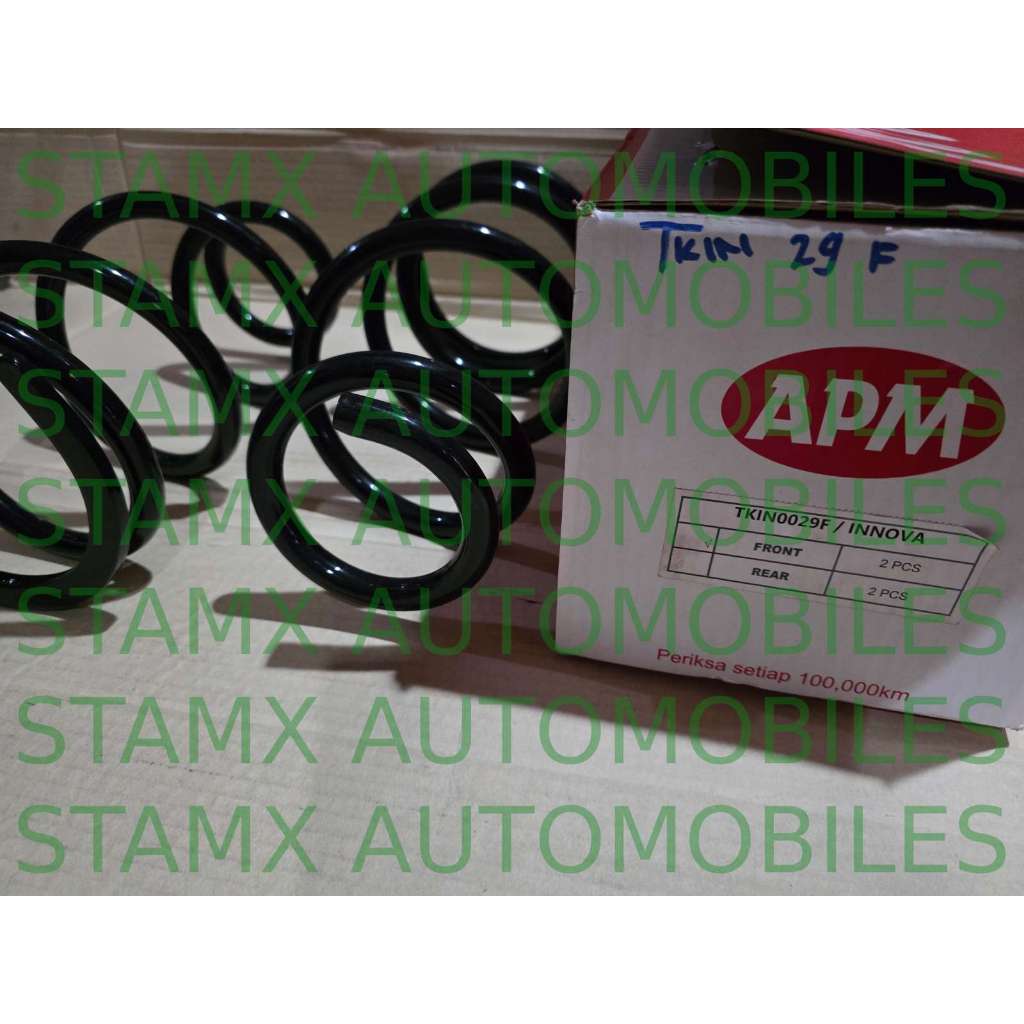 Per Keong ukuran standard Depan sepasang ORIGINAL merk APM Toyota Innova mesin Bensin Old / Reborn 2