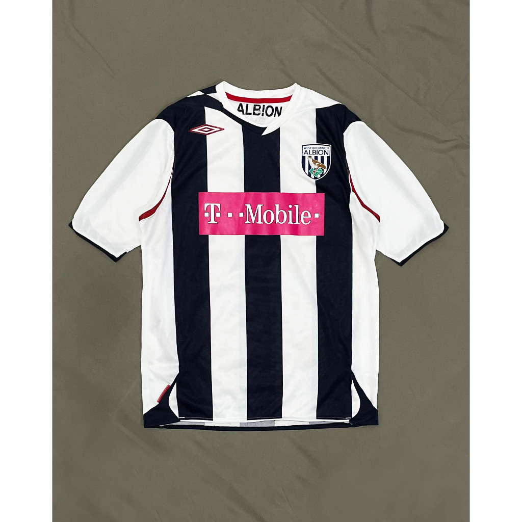 Original Umbro West Bromwich Albion Home Kit 2006 2007 Jersey Bola Vintage