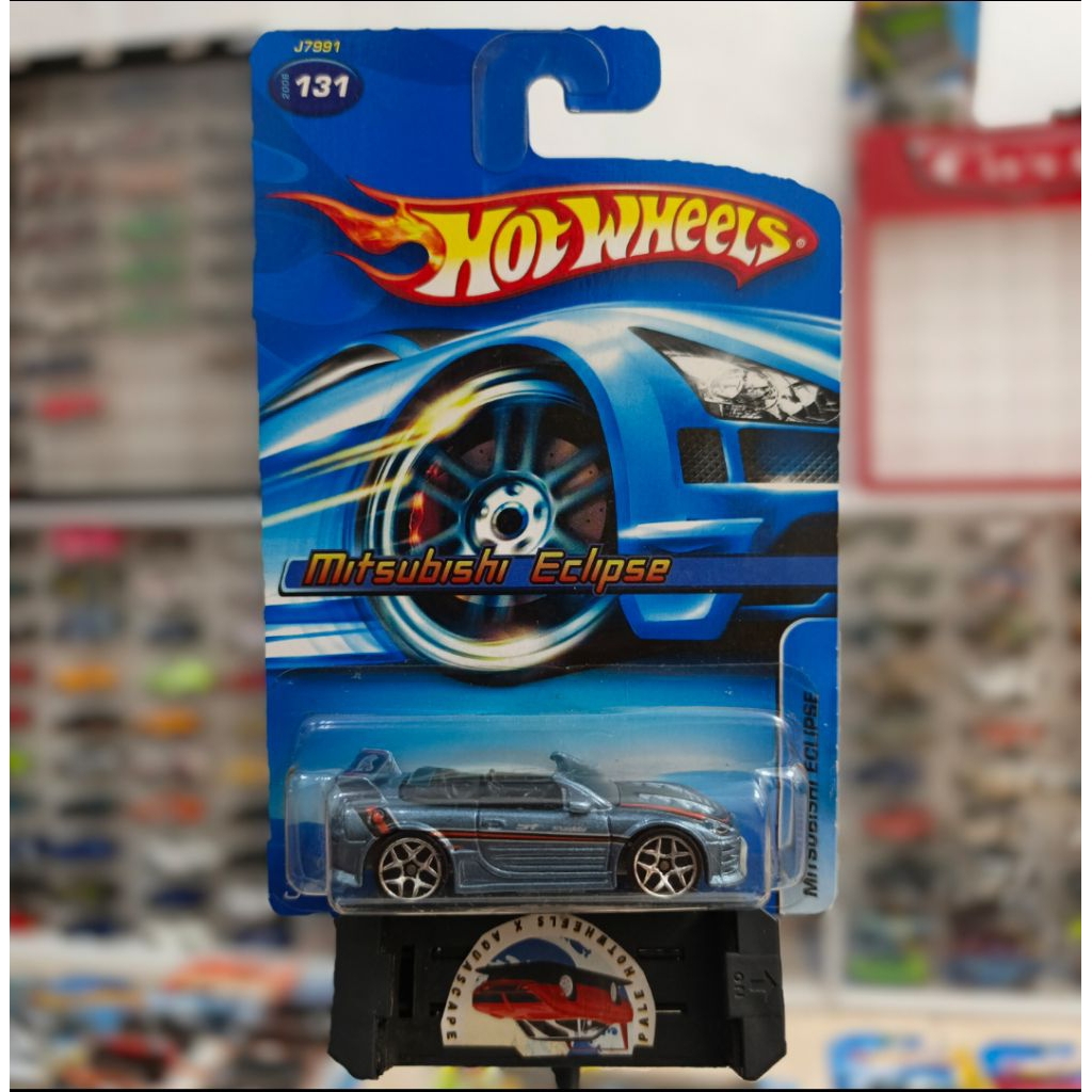 HOTWHEELS 2008 MITSUBISHI ECLIPSE SPYDER SILVER RARE