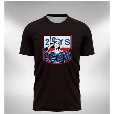 T-Shirt WWE Kaos John Cena 20YS Hitam