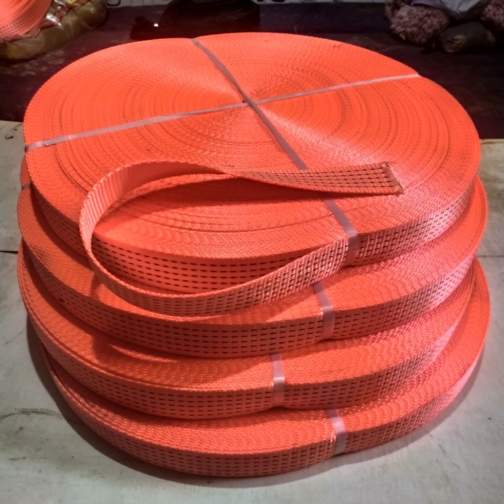 Tali Sabuk Belt 6.ton 𝗧𝗘𝗕𝗔𝗟 𝗞𝗔𝗞𝗨 Roll 100 meter