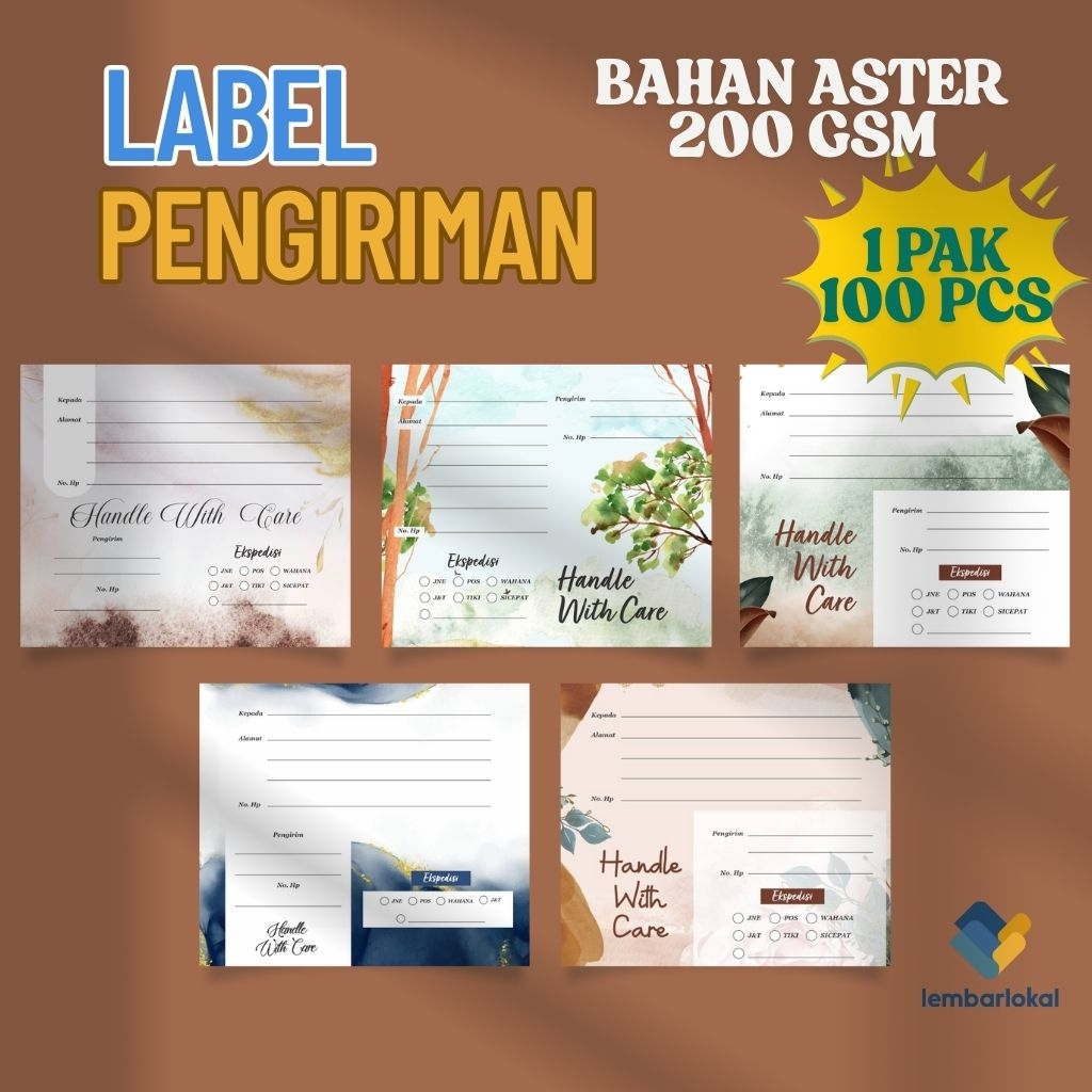 

Label Pengiriman Aeshtetic | Label Alamat Pengiriman Olshop (100 pcs) | Kotak Alamat Aeshtetic