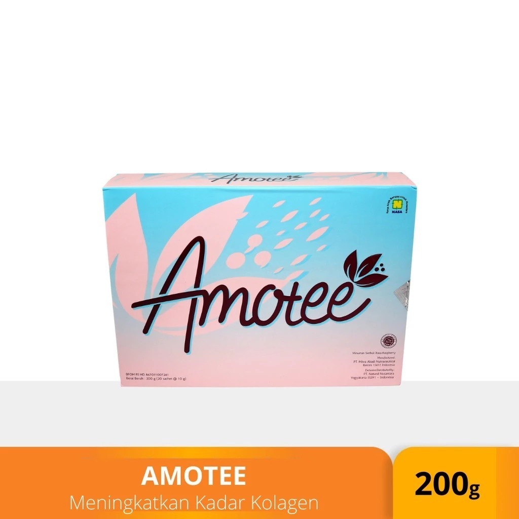 Amotee Minuman Serbuk Rasa Raspberry / Original Natural Nusantara / Amotee Nasa /Amotee