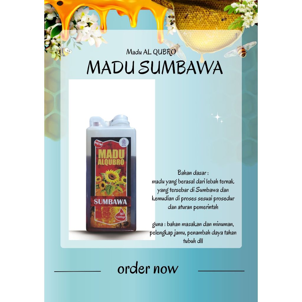 

Madu Al Qubro Sumbawa 1kg