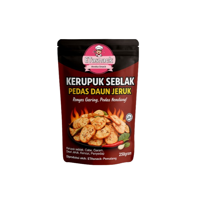 

Kerupuk Seblak Pedas Daun Jeruk