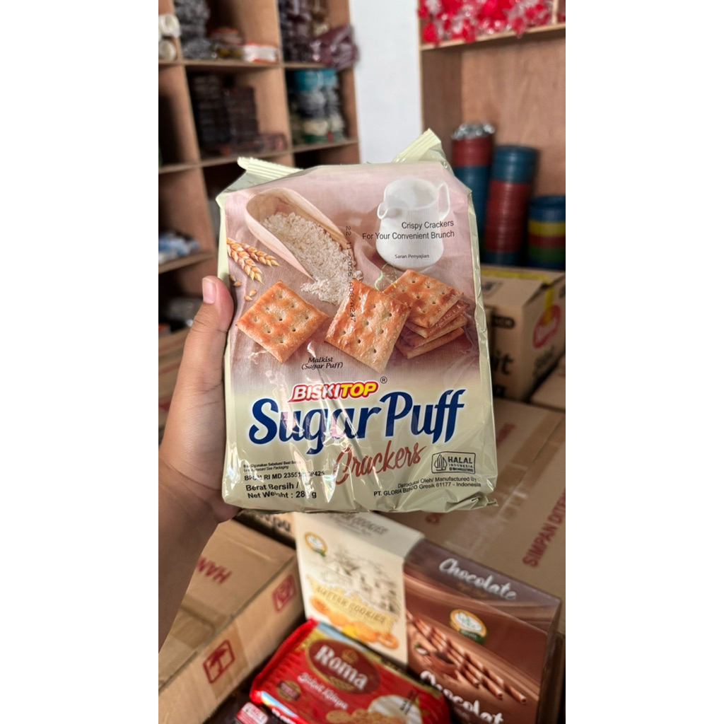 

SUGAR PUFF BISKITOP CRACKERS SNACK HAJATAN ASUL ASUL HAJATAN SANGGONG NIKAHAN KHITANAN LAHIRAN DLL