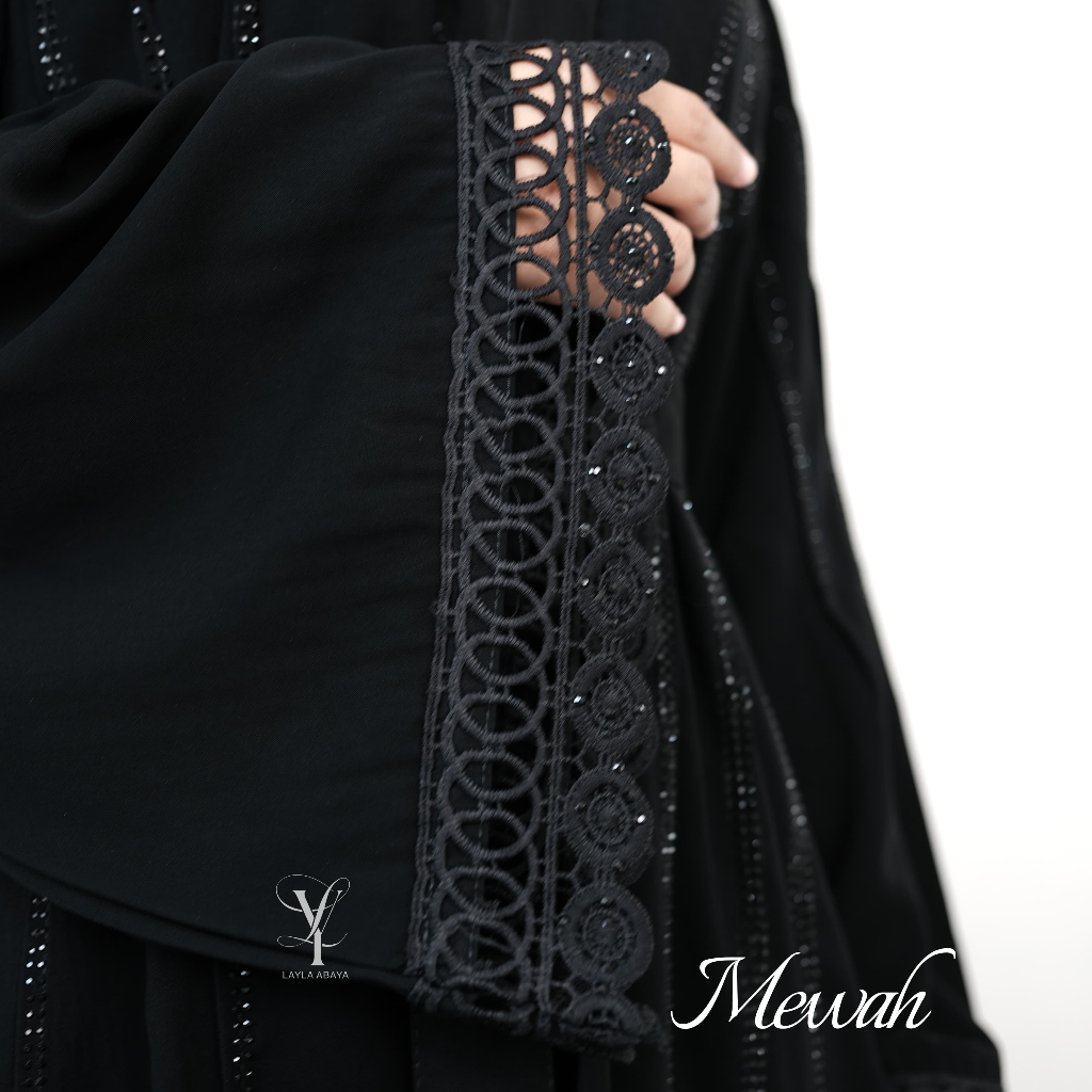 Grade Ori Layla Abaya Sherin - Gamis Premium Muslimah Simple & Anggun