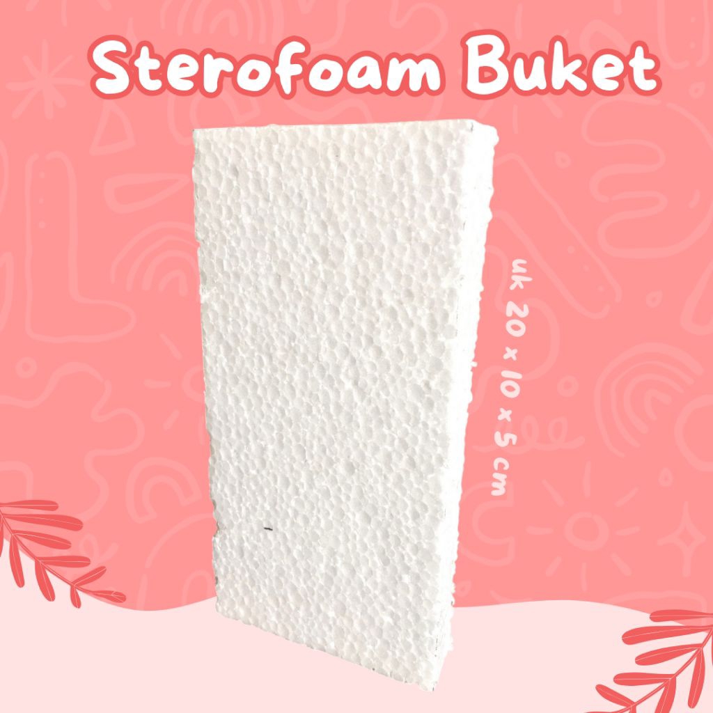 

STYROFOAM BUKET UKURAN 20 x 10 x 5 cm