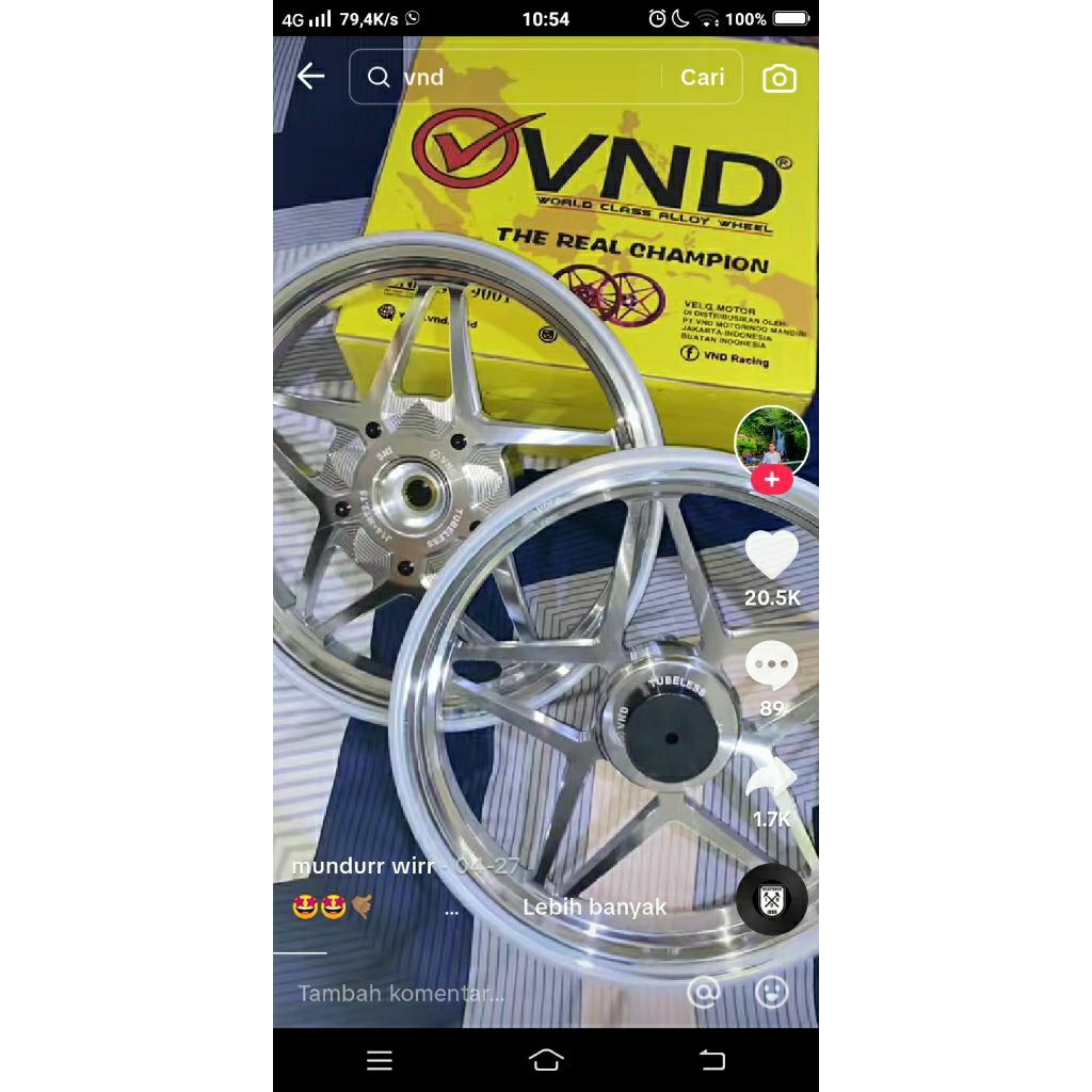 velg vnd beat