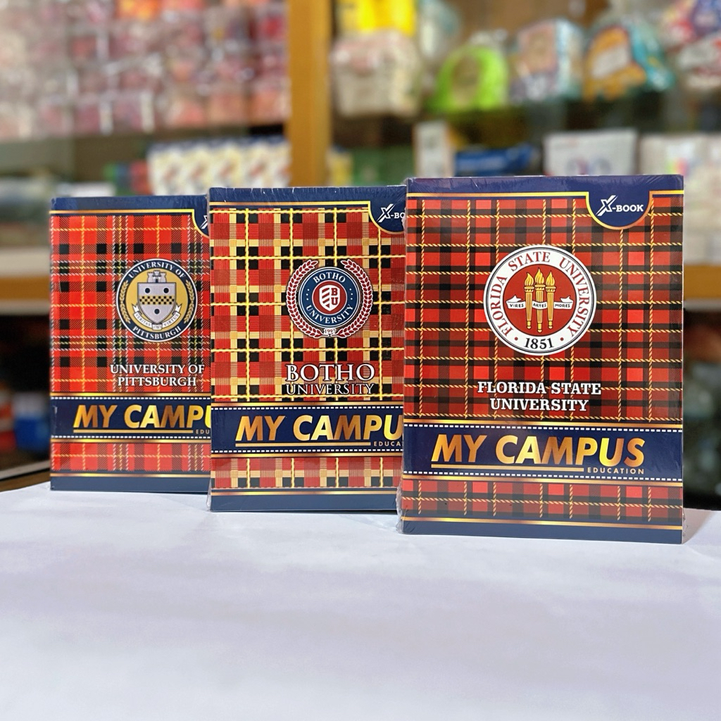 

Buku Tulis Kwarto Campus X-BOOK Isi 38 58 Buku Sekolah [1 PACK]