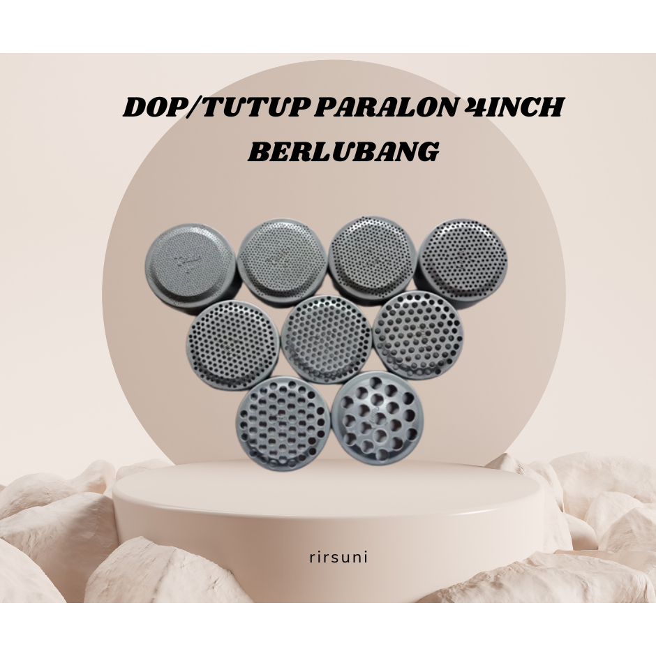 Dop/Tutup Paralon 4inch berlubang Terlaris