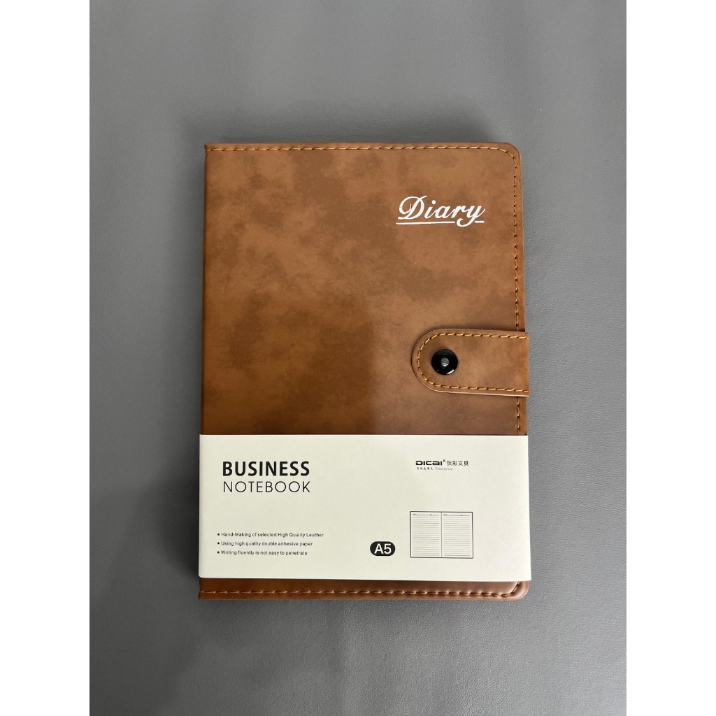 

DICAI- BUKU CATATAN / AGENDA KULIT A5 312-25 POLOS KANCING