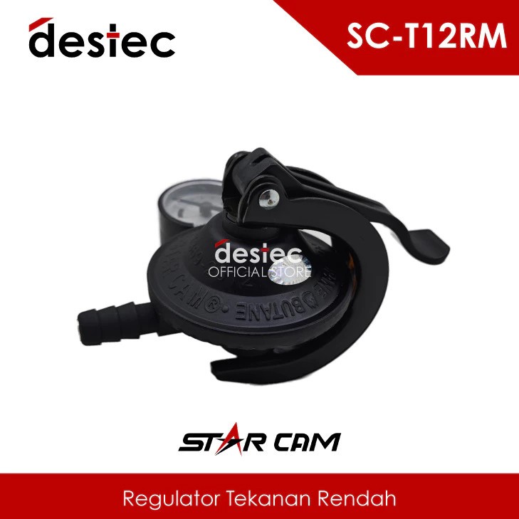 REGULATOR KOMPOR GAS STARCAM SC-T12RM METER TEKANAN RENDAH OTOMATIS / GAS REGULATOR KOMPOR SNI ORIGI