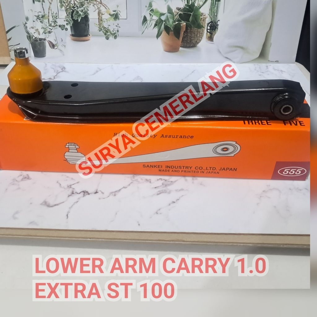 LOWER ARM SAYAP BAWAH SUZUKI CARRY 1.0 1000 EKSTRA ST 100 BALL JOINT MERK 555 JAPAN ORIGINAL