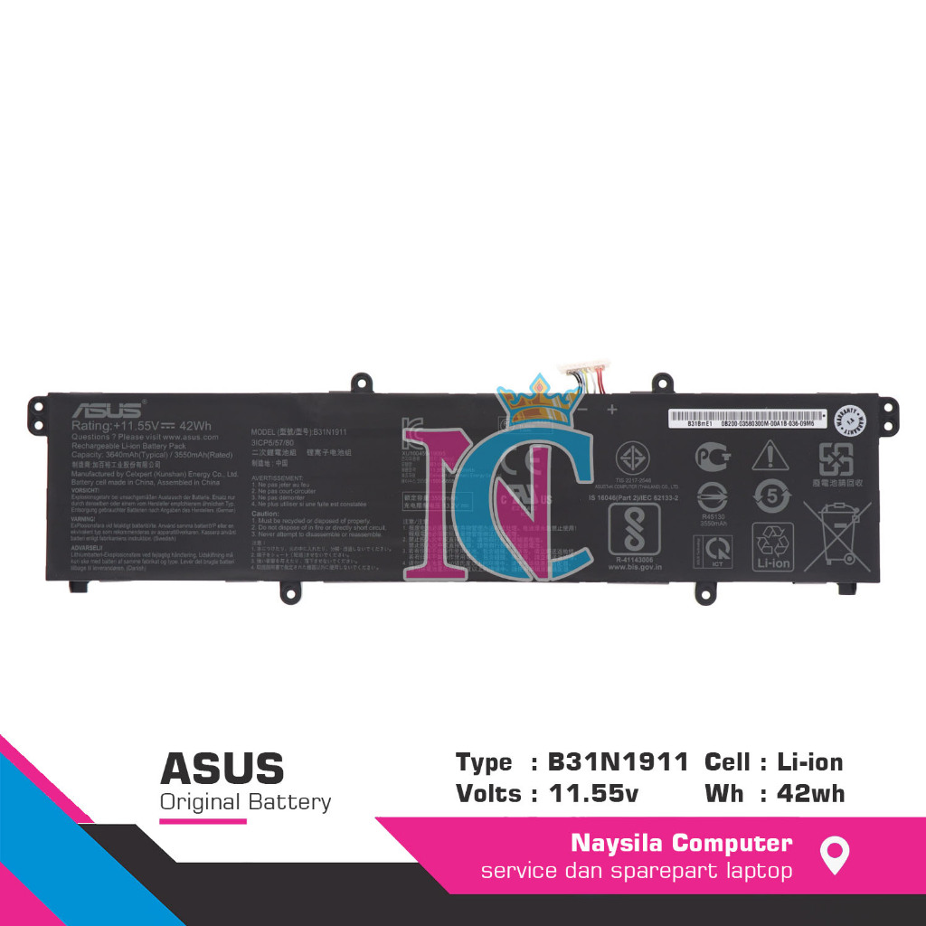 B31N1911 Battery For ASUS VivoBook Flip TP470EA TP470EZ, VivoBook Flip 14 TM420IA, VivoBook 14 M413D