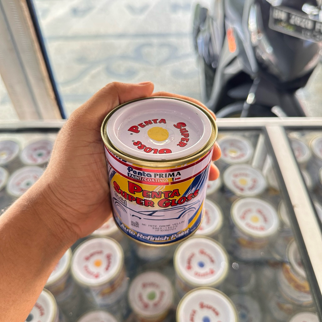 

Cat duco NC Penta supergloss Mitz dakar yellow 14005 200cc