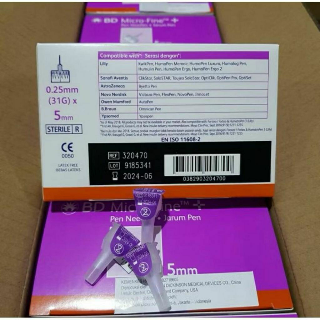 Pen Needles Micro Fine 5mm / Jarum Insulin